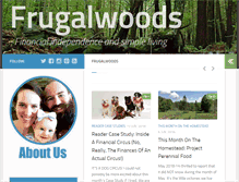 Tablet Screenshot of frugalwoods.com